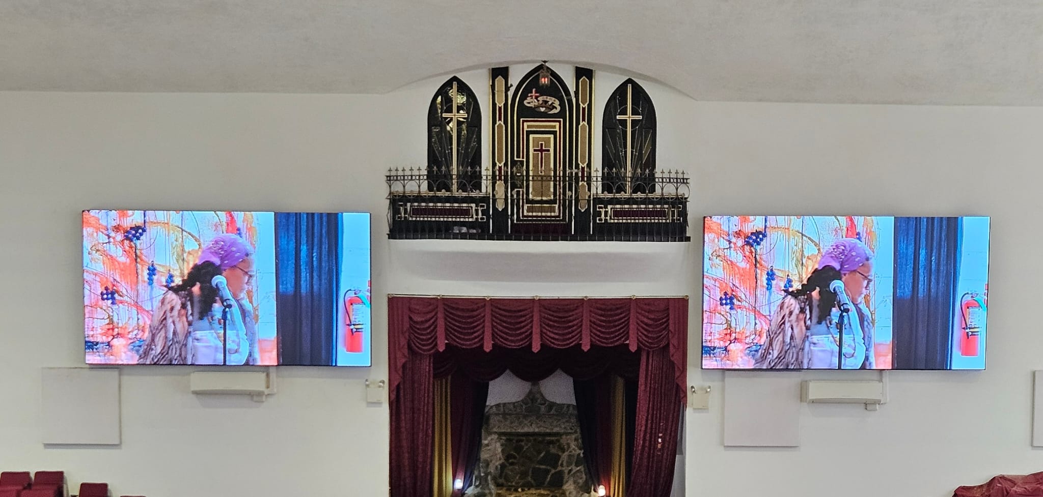 BUD P2.5 LED display was successfully in